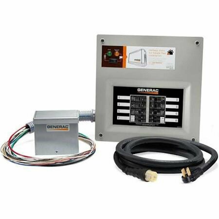 PERFECTPITCH 50A HomeLink MTS 10-16 Circuits NEMA 1 Manual Transfer Switch Kit PE3507360